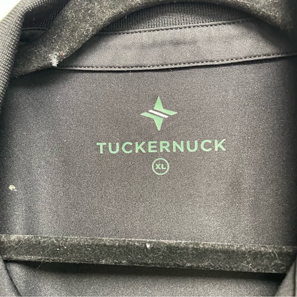 Tuckernuck Tnuck Sport Long Sleeve Caroline Polo Shirt in Black Size XL - Picture 4 of 9